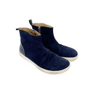 Birkenstock Myra Suede Leather Navy Blue Zip Up Booties Boots Size 38